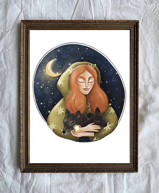 Grafika - Ilustrácia ,,Za svetlom choď,, - 18151121_