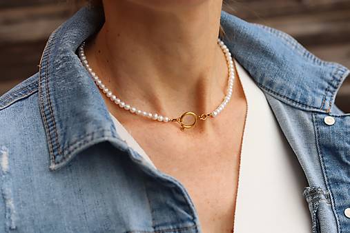 Perlový náhrdelník