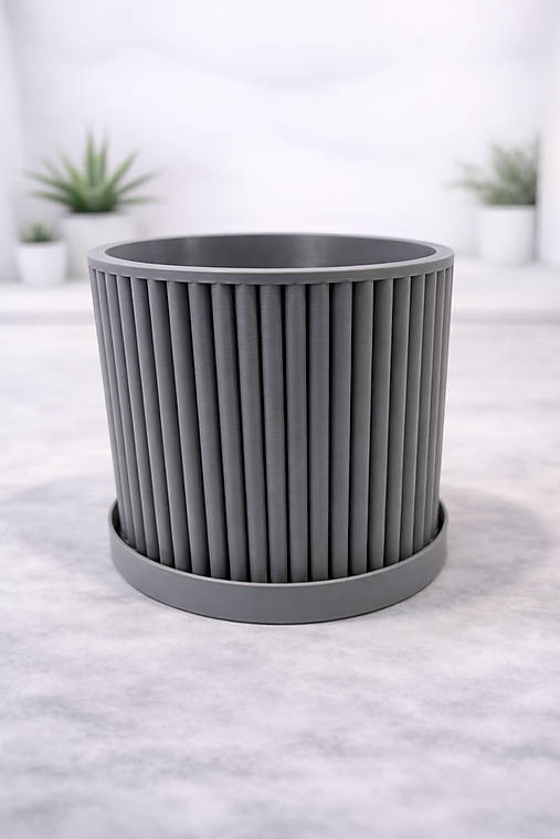 Moderný 3D kvetináč VERTI