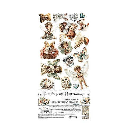 Papier - Scrapbook papier 6x12 Sprites of Harmony-Sprites - 18155765_