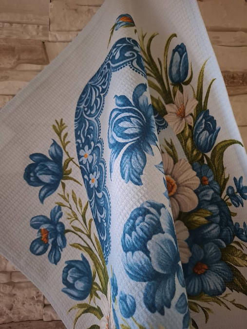 Úžitkový textil - Kuchynská utierka ,,veľkonočná" (Vajíčko) - 18153495_