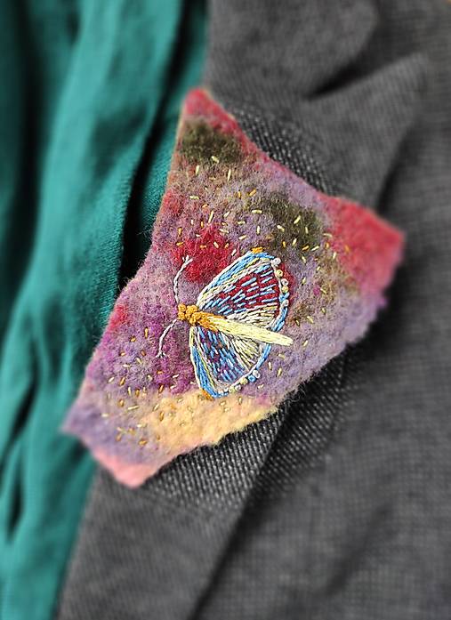 Brošne - Motýlik - 18156122_