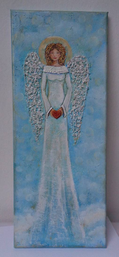 Obrazy - Zlatovlasý anjel... - 18155543_