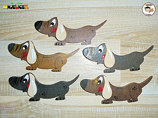 Magnetky - Magnetka - jazvečík - 18156594_