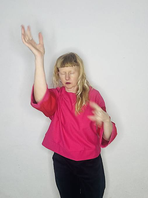 mikina z teplakoviny 'pink'