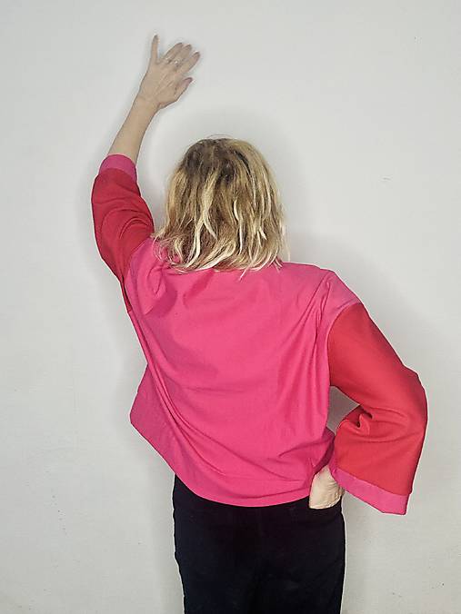 mikina z teplakoviny 'pink'