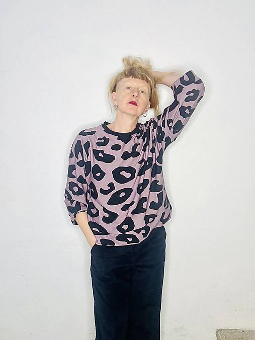 mikina z teplakoviny 'leo'