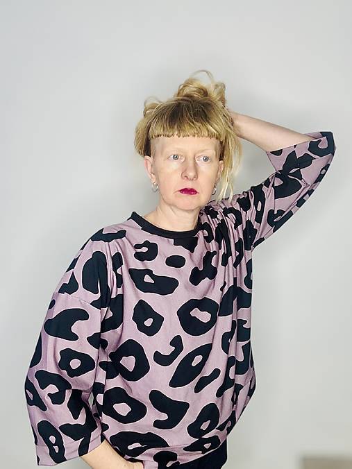 mikina z teplakoviny 'leo'