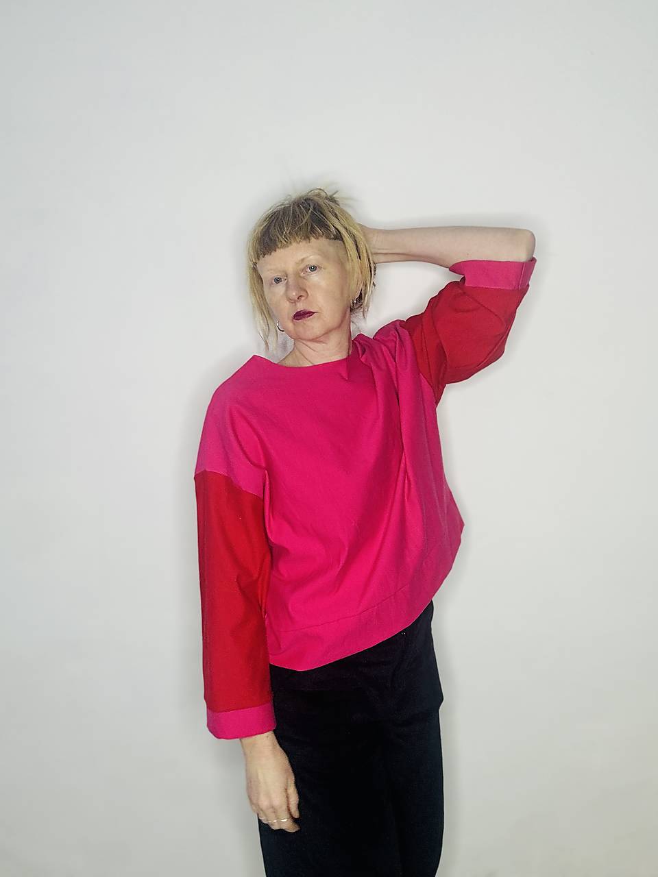 mikina z teplakoviny 'pink'