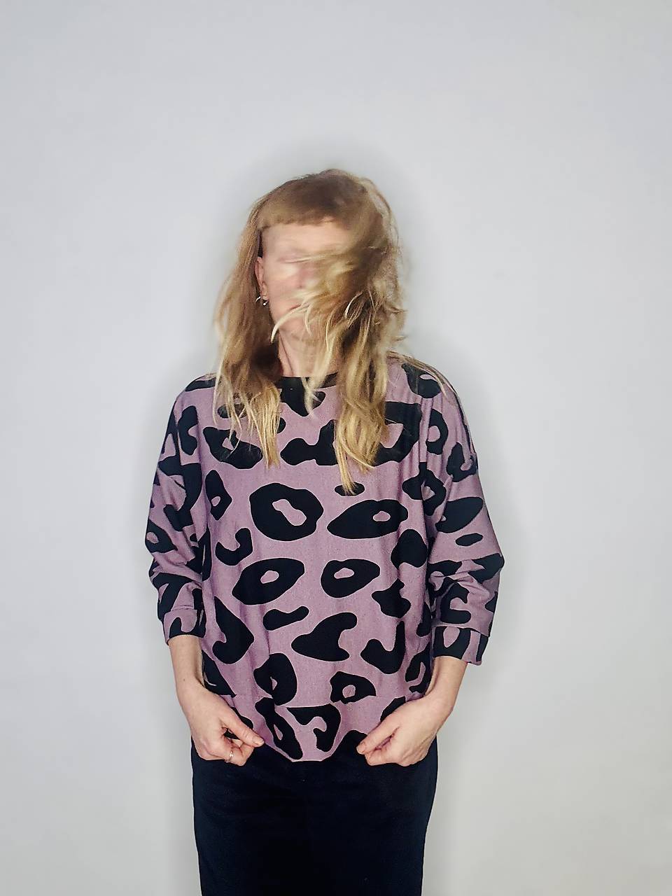 mikina z teplakoviny 'leo'