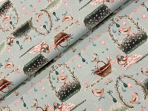 100% BAVLNA /VELKA NOC / VTÁČIKY