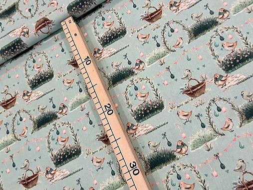 100% BAVLNA /VELKA NOC / VTÁČIKY