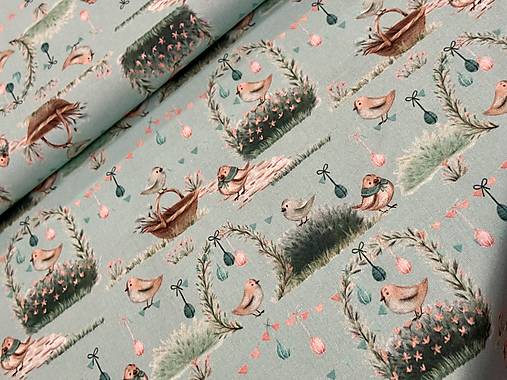 100% BAVLNA /VELKA NOC / VTÁČIKY