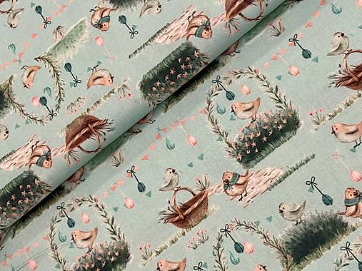 100% BAVLNA /VELKA NOC / VTÁČIKY