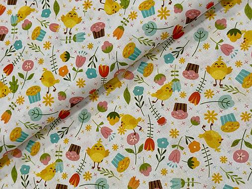 100% BAVLNA /VEĽKA NOC/KURATKA