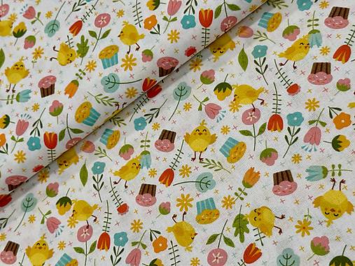 100% BAVLNA /VEĽKA NOC/KURATKA