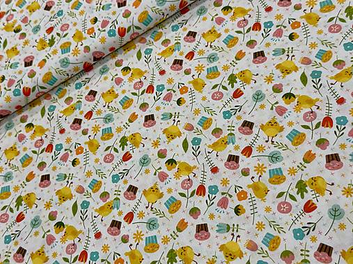 100% BAVLNA /VEĽKA NOC/KURATKA