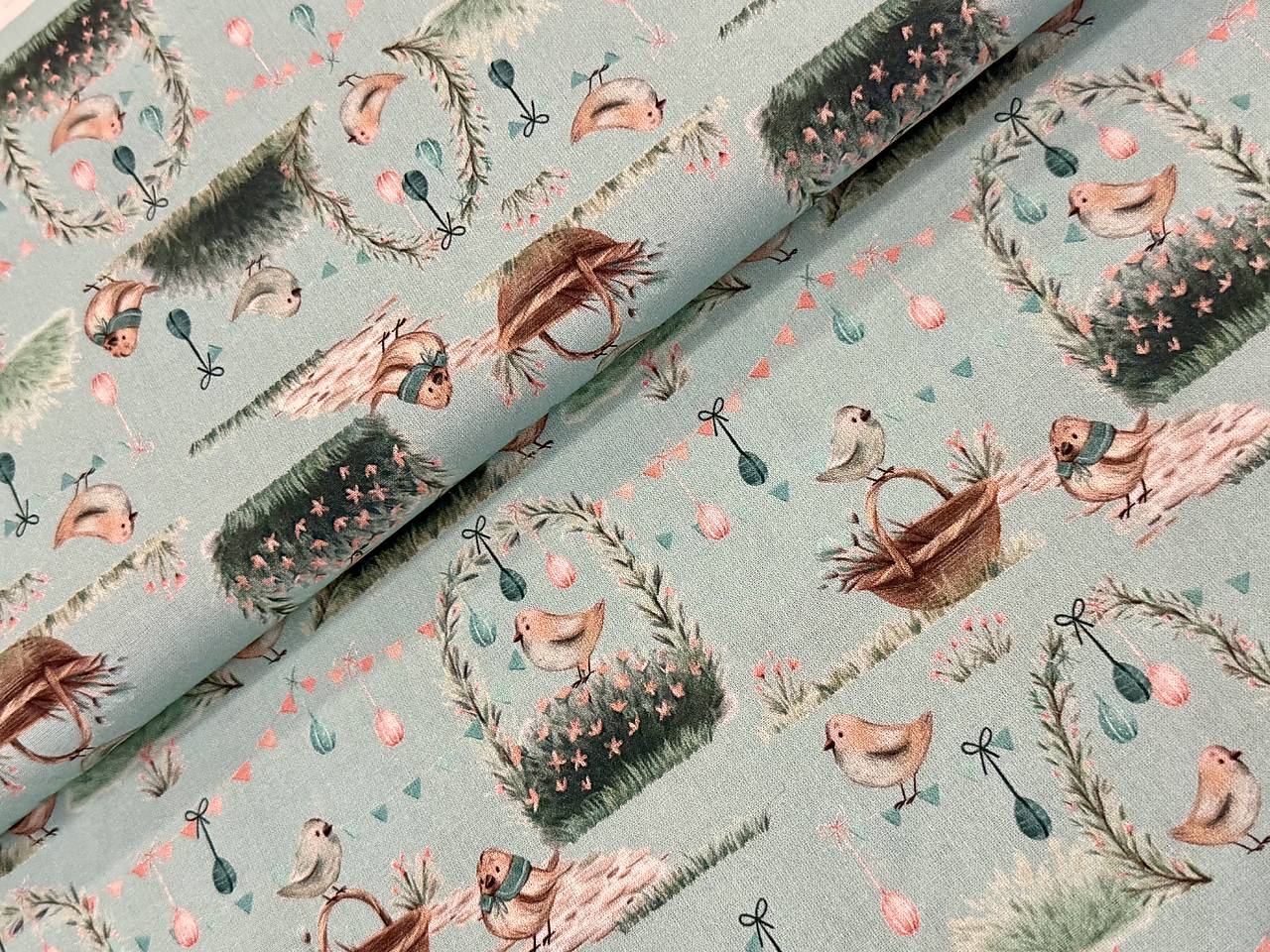 100% BAVLNA /VELKA NOC / VTÁČIKY