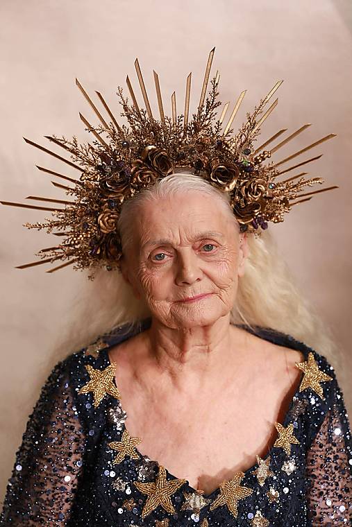 Halo glam korunka "ametyst”