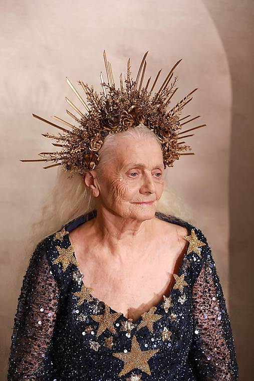 Halo glam korunka "ametyst”