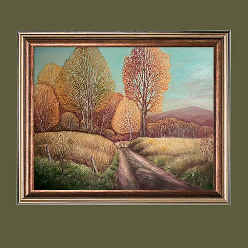 Obrazy - Jesennou krajinou_50x40 - 18153735_