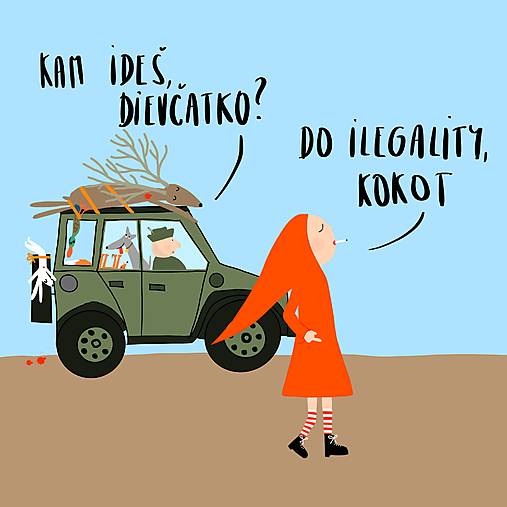 Ilegalita, Giclée art print 30x36