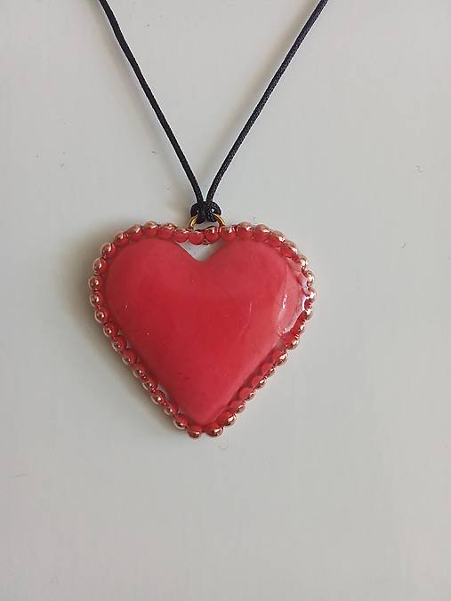 Náhrdelníky - Prívesok srdce 1 - 18156485_