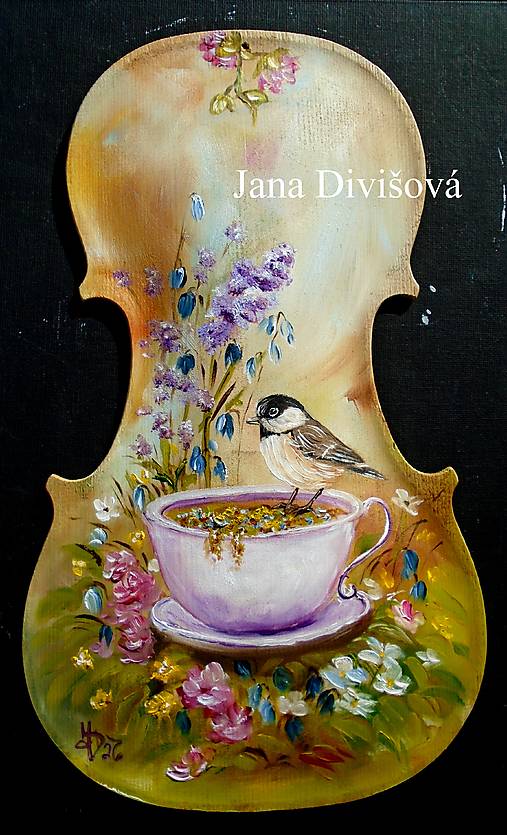 Obrazy - Jar v šálke  - ORIGINÁL - 18156308_