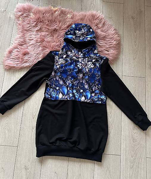 Mikiny - Elegant mikinošaty 46-48 - 18156776_