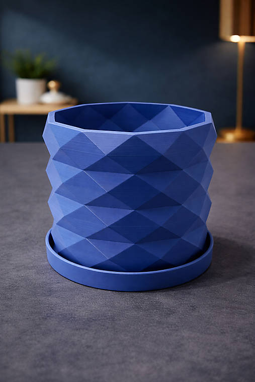 Moderný 3D kvetináč GEOLEAF