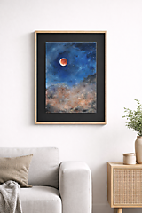 Obrazy - Magický mesiac - 18157691_
