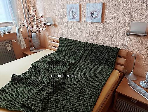 Deka/prehozy na sedaciu súpravu z vlny alize puffy  (Deka/prehoz na sedaciu súpravu, rozmery cca (70 x 150) cm)