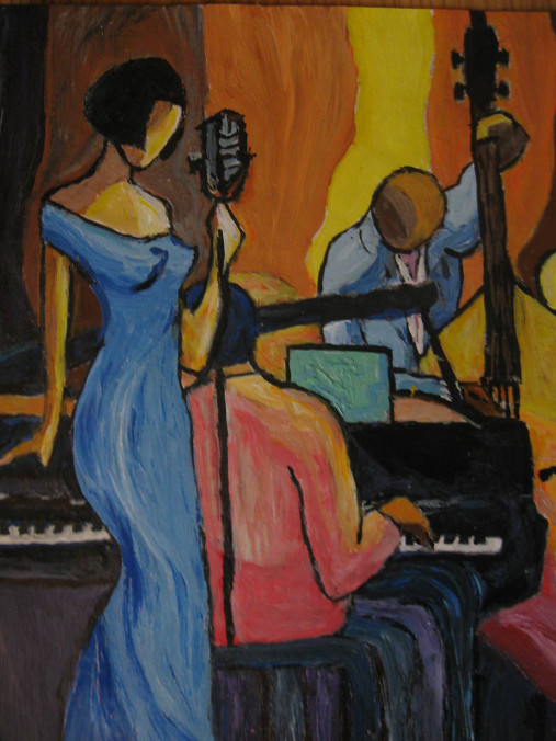 Kresby - Džezový večer. - 18158160_