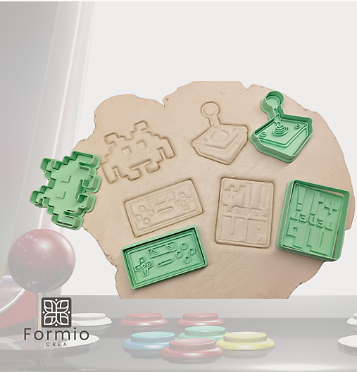 RETRO ARCADE COLLECTION - vykrajovačky set