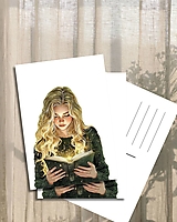 Papiernictvo - Pohľadnica "sila knižných príbehov" - 18158641_