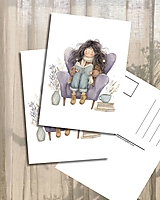 Papiernictvo - Pohľadnica "moja chvíľka pre seba" - 18158833_