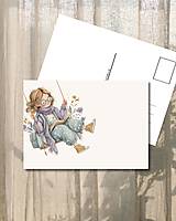 Papiernictvo - Pohľadnica "Knihomoľka Monika" - 18158853_