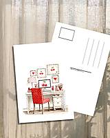 Papiernictvo - Pohľadnica "môj pracovný kútik" - 18158876_