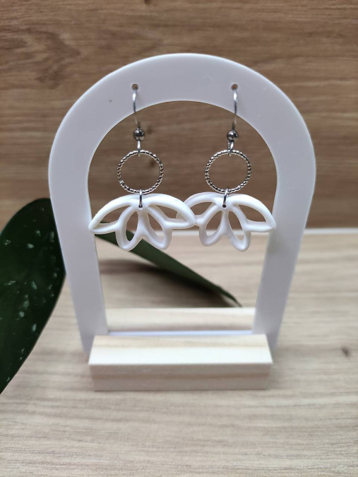 Náušnice – Lotosový kvet I