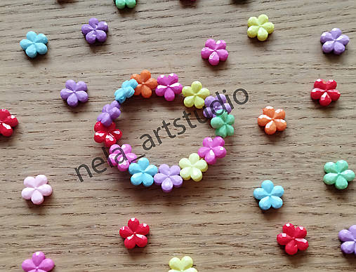 Náramky - Náramek květina1 - 18158700_