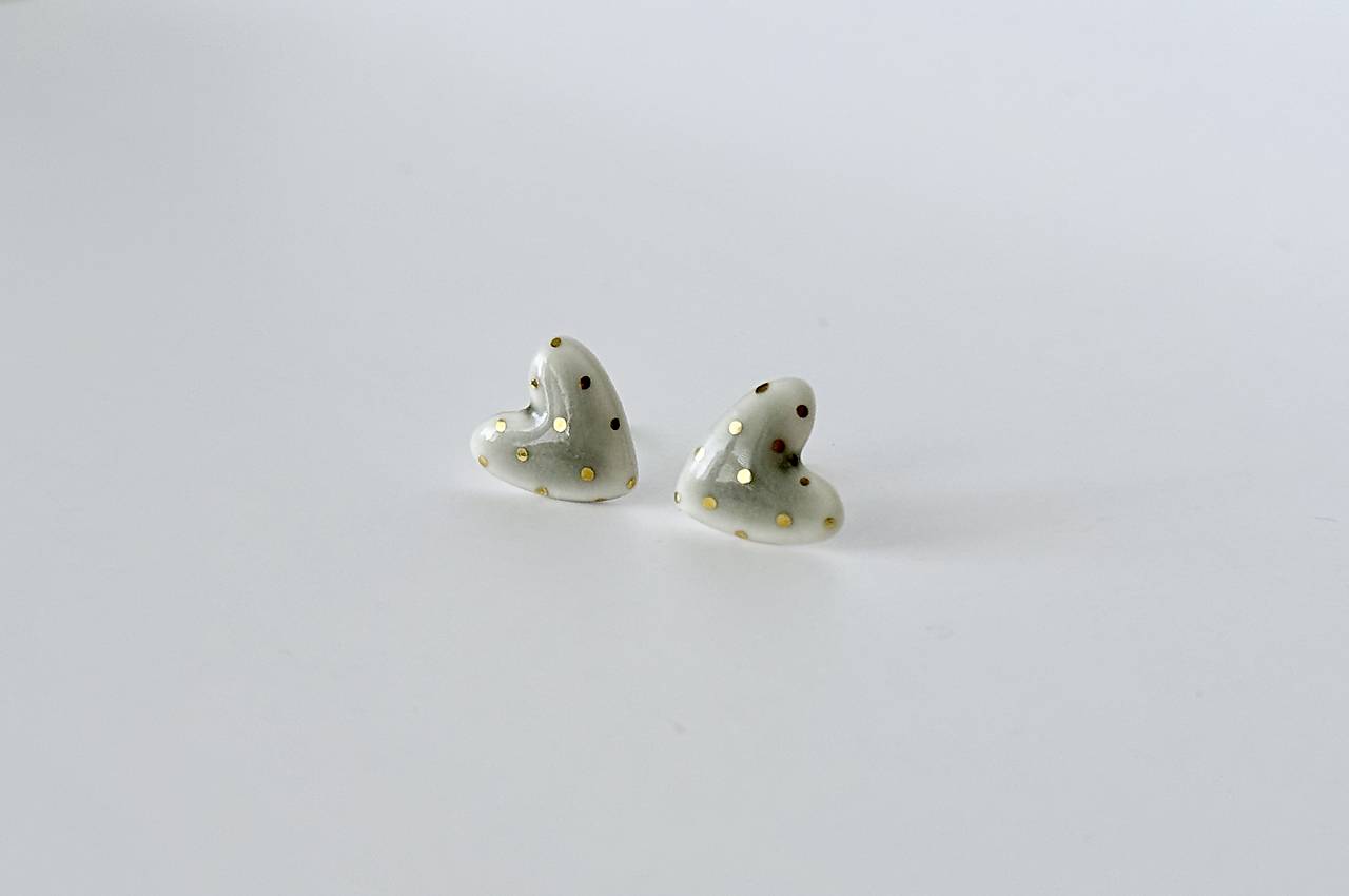 Porcelánové náušnice