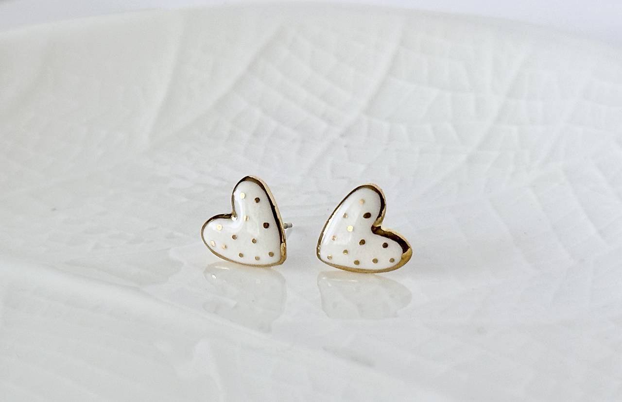 Porcelánové náušnice