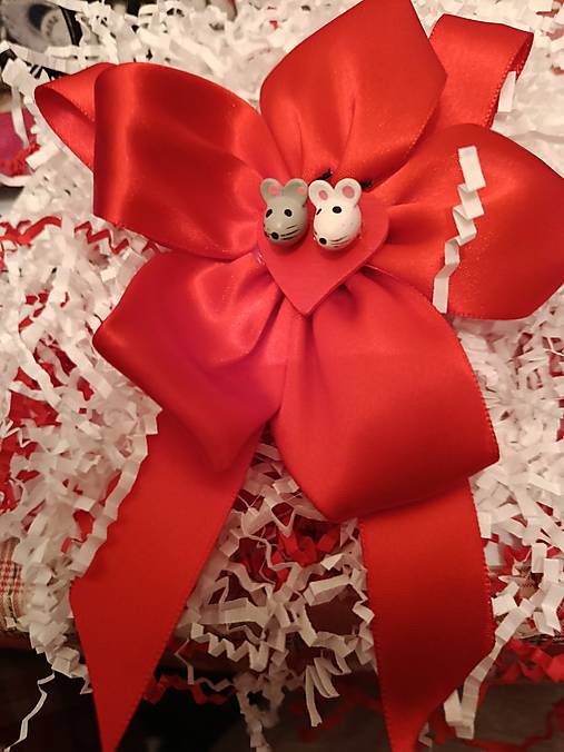 Mašlička na kočík s mišičkami