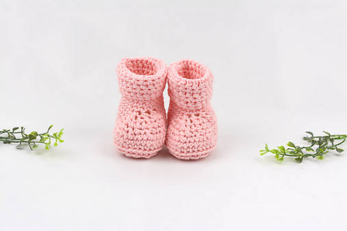 Detské topánky - Ružové papučky BAVLNA - 18160708_