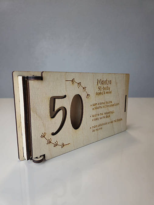 Drevená krabička na peniaze