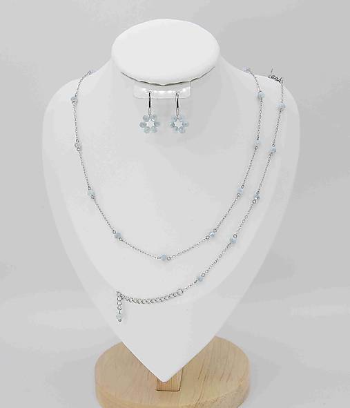 Sady šperkov - Sada - Steel White - 18160383_