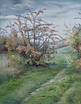 Obrazy - Cesta - olejomalba na plátně - 18161094_