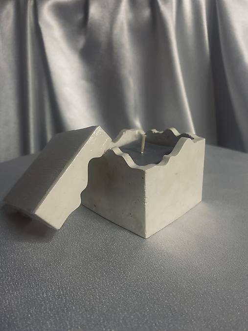 Sviečky - Sójová sviečka Scissura - KNÔTIK kolekcia Korpus - 18161802_