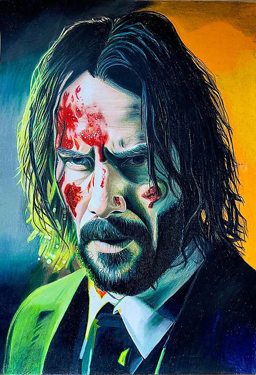 Kresby - Kreslený portrét (obraz) - 18159784_