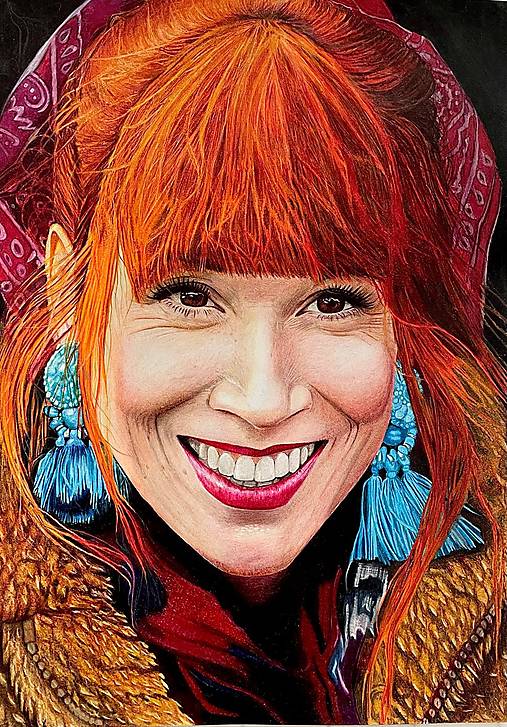 Kresby - Kreslený portrét (obraz) - 18159805_